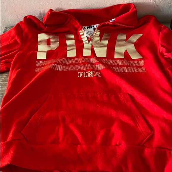 PINK Quarter Zip Sweater - Picture 2 of 2